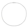 thumbnail image 4 of Miabella Sterling Silver Diamond Cut Figaro Rolo Chain  Necklace, 4 of 5