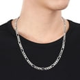 thumbnail image 5 of Collier figaro de Miabella en argent sterling, 5 of 5