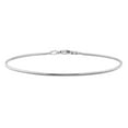 thumbnail image 1 of Miabella Sterling Silver Snake Chain Anklet, 1 of 2