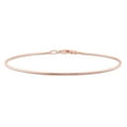 thumbnail image 1 of Bracelet de cheville en chaîne serpent de rose 18K, 1 of 2