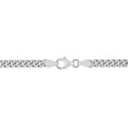 thumbnail image 2 of Miabella Sterling Silver Curb Chain Anklet, 2 of 3