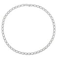 thumbnail image 4 of Miabella Sterling Silver Link Chain Necklace, 4 of 5