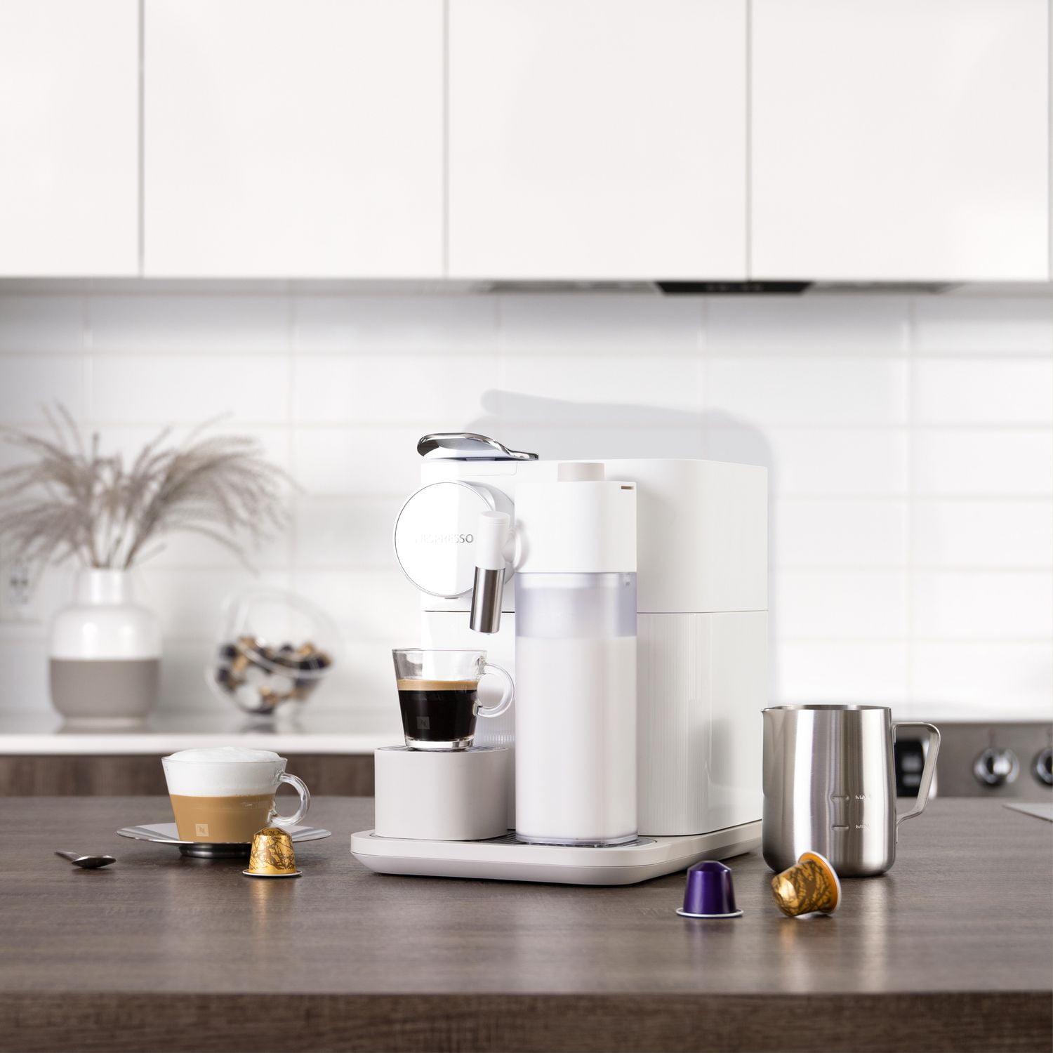 Nespresso Gran Lattissima Espresso Machine by De Longhi White