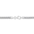 thumbnail image 2 of Miabella Sterling Silver Double Fancy Curb Link Necklace, 2 of 5