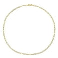 thumbnail image 4 of Collier trombone de Miabella en argent sterling plaqué or jaune 18K, 4 of 5