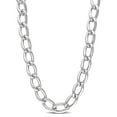 thumbnail image 1 of Miabella Sterling Silver Link Necklace, 1 of 5