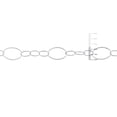 thumbnail image 3 of Miabella Sterling Silver Oval Link Chain Necklace, 3 of 5