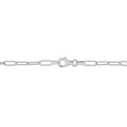 thumbnail image 2 of Miabella Sterling Silver Paperclip Bracelet, 2 of 4