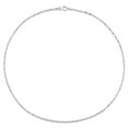 thumbnail image 4 of Miabella Sterling Silver Fancy Rectangular Rolo Chain Necklace, 4 of 5