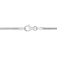 thumbnail image 2 of Collier en chaîne à chevrons de Miabella en argent sterling, 2 of 5