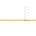 Miabella 18K Yellow Gold Plated Sterling Silver Fancy Rectangular Rolo ...