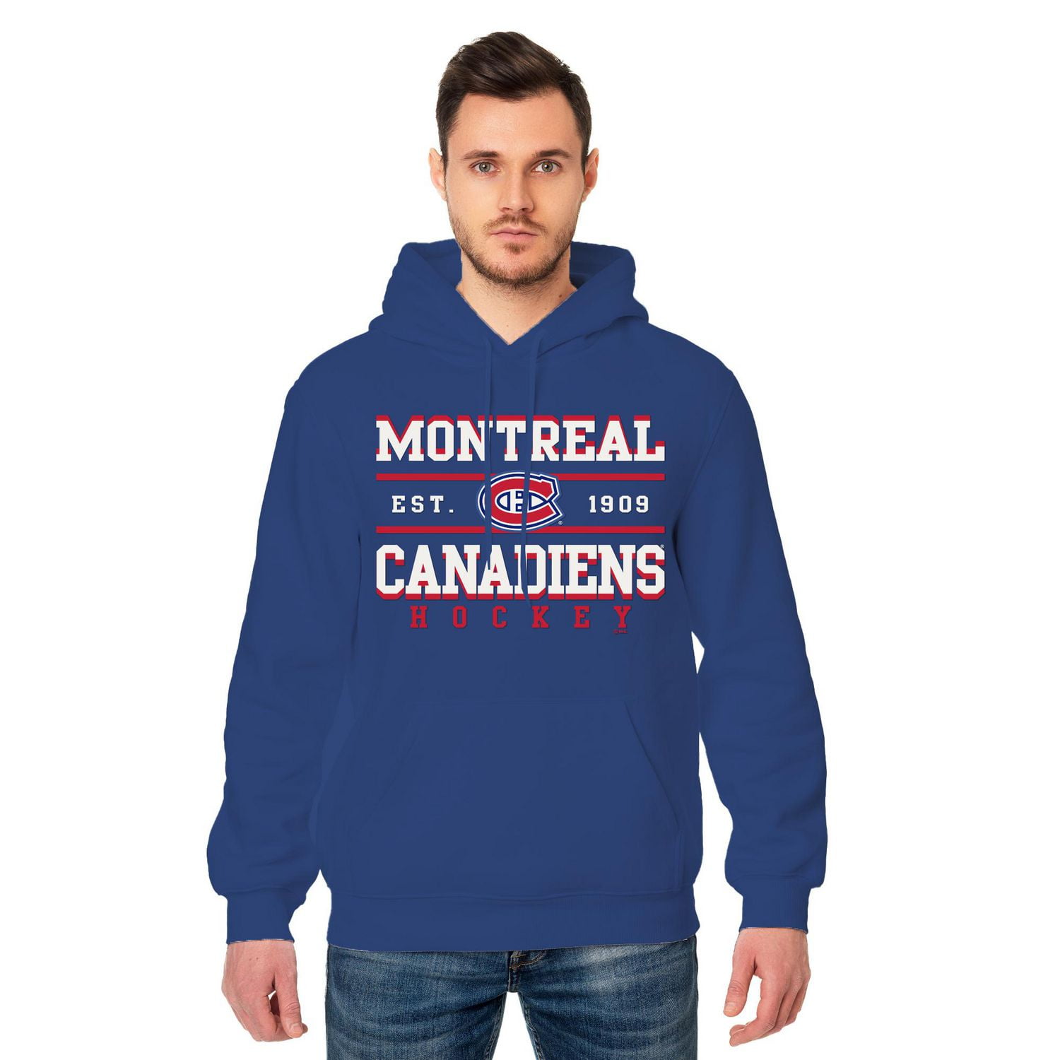 Chandail à capuchon à manches longues pour hommes des Canadiens de Montréal de la LNH *Exclusivité en ligne