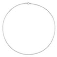 thumbnail image 4 of Collier en chaîne rolo de Miabella en argent sterling, 4 of 5