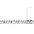 thumbnail image 3 of Miabella Sterling Silver Double Fancy Curb Link Necklace, 3 of 5