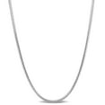 thumbnail image 1 of Collier en chaîne à chevrons de Miabella en argent sterling, 1 of 5