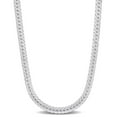 thumbnail image 1 of Miabella Sterling Silver Herringbone Chain Necklace, 1 of 5
