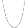 thumbnail image 1 of Collier en chaîne à chevrons de Miabella en argent sterling, 1 of 5