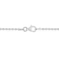thumbnail image 2 of Miabella Sterling Silver Oval Ball Chain Necklace, 2 of 5