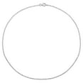 thumbnail image 4 of Miabella Sterling Silver Oval Ball Chain Necklace, 4 of 5
