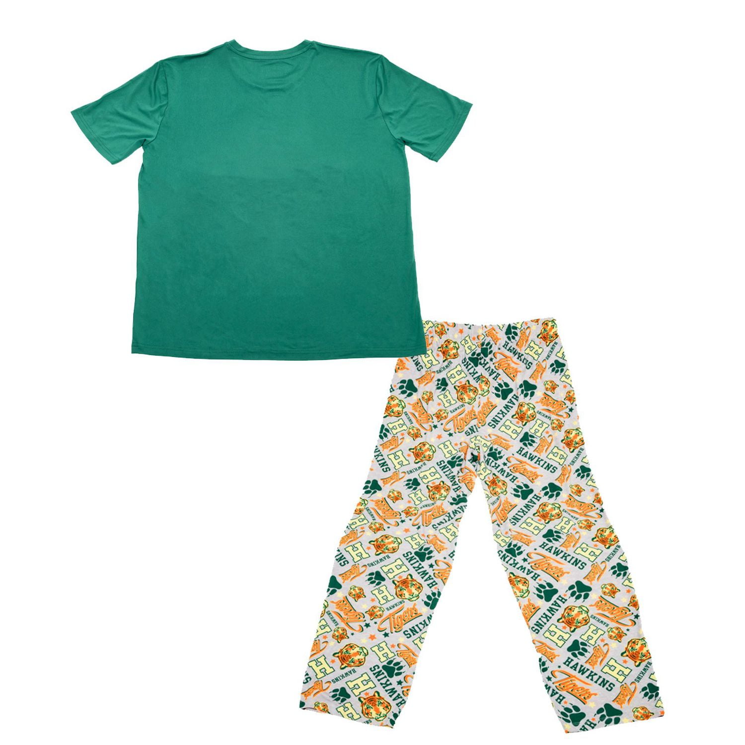 Men's Stranger Things 2 Piece Hawkins Tigers Sleepwear Set