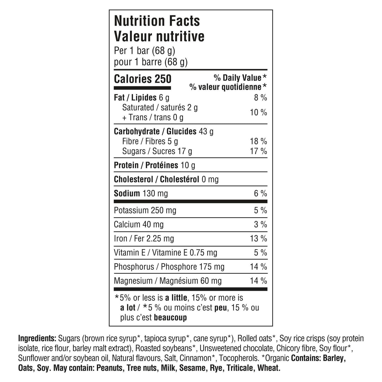 CLIF BAR Energy Bars, Chocolate Chip, High in Protein, Contains 70% Organic Ingredients,  (Pack of 12), 68 g