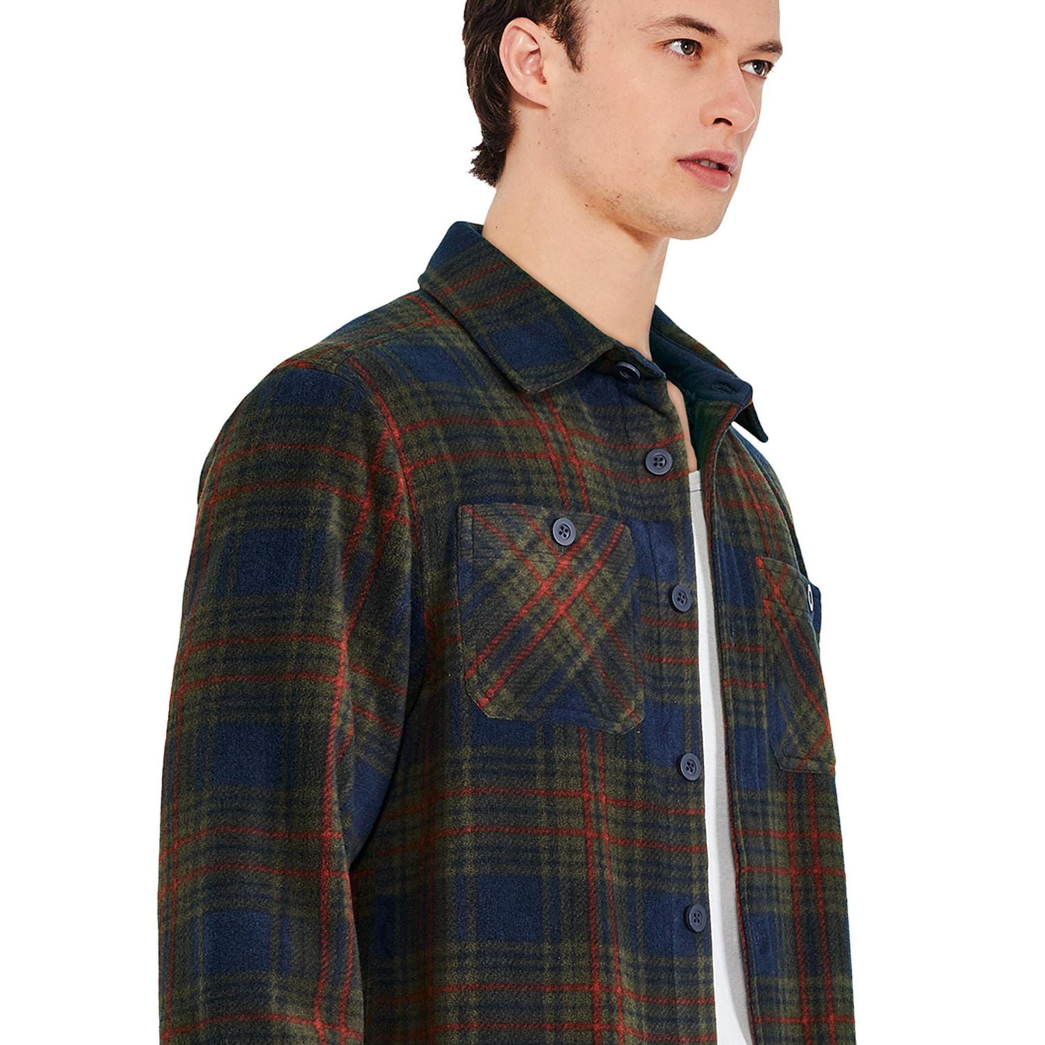 George Men's Fleece Shirt Jacket