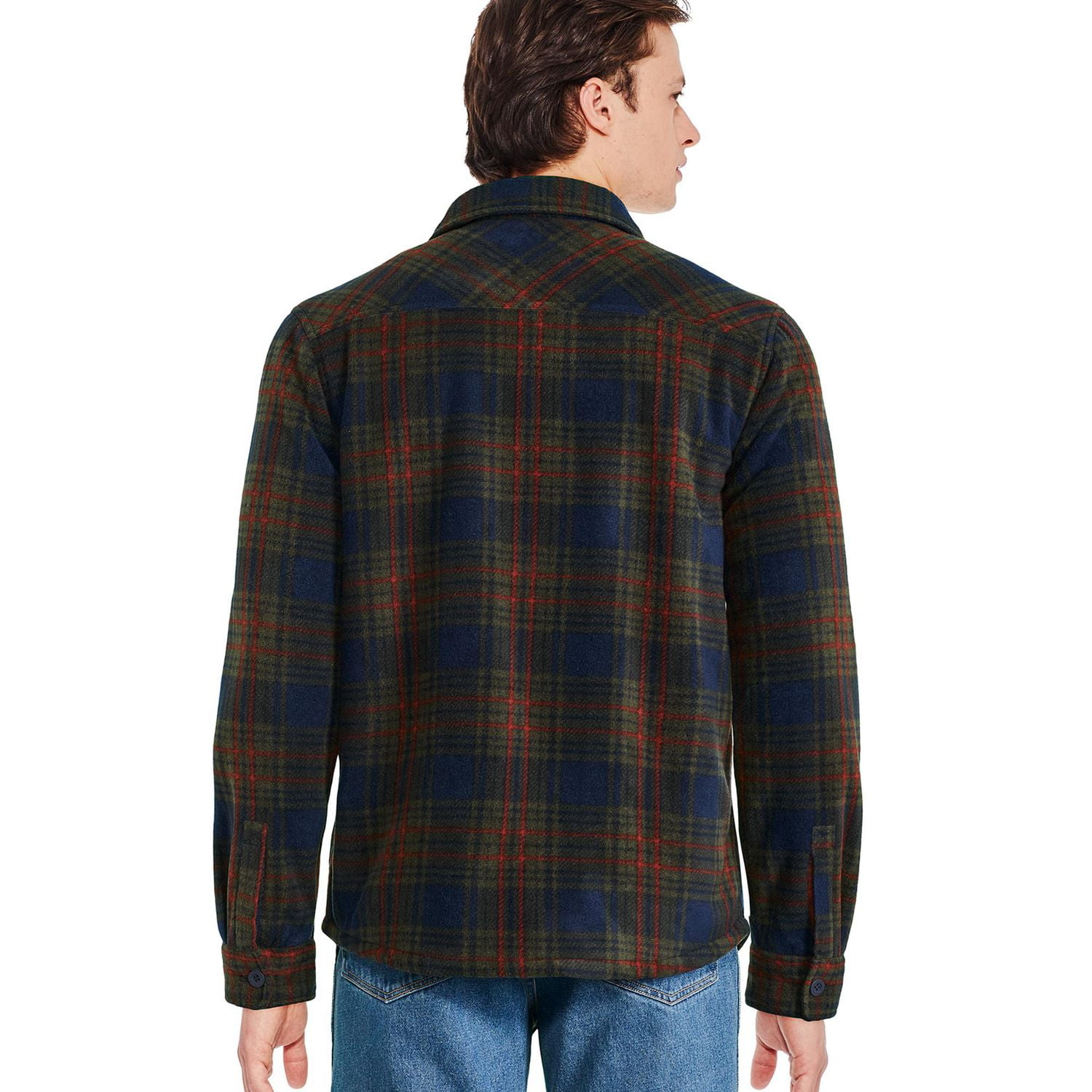 George Men's Fleece Shirt Jacket