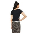 thumbnail image 3 of Wild Skye Women's Lace Trim Tee, 3 of 6