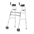 thumbnail image 3 of Medline Upright Folding Walker with 5" Wheels, Junior, 3 of 4