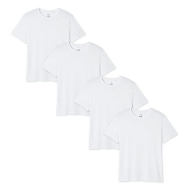 George Men's Crew Neckline Tee 4-Pack