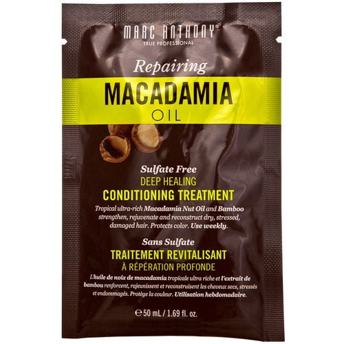 Traitement de guérison profonde avec l'huile de noix de macadamia pour les cheveux de Marc Anthony