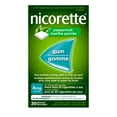 thumbnail image 1 of Gomme Nicorette Menthe Poivrée, 4 mg, Renoncement au tabac, Gomme de nicotine, Aide pour cesser de fumer, TRN, Réduire les envies de fumer, 30 unités, 1 of 8