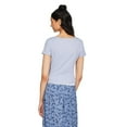 thumbnail image 3 of Wild Skye Women's Lace Trim Tee, 3 of 6
