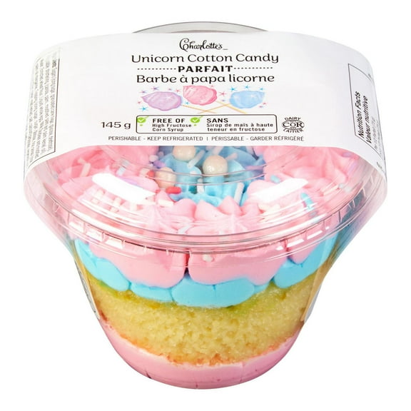 Parfait barbe à papa licorne Charlotte’s