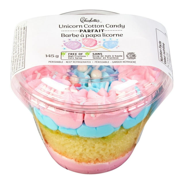 Charlotte’s Unicorn Cotton Candy Parfait