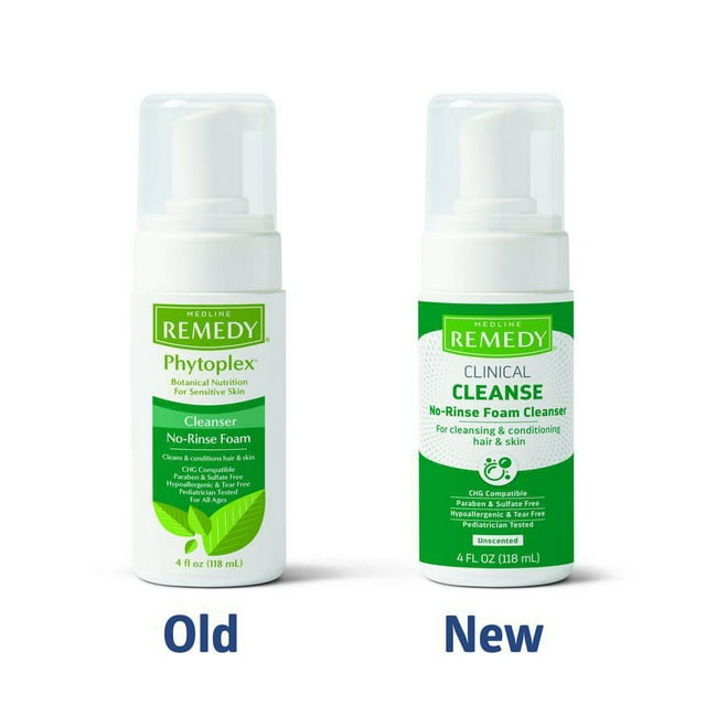 Remedy Clinical No-Rinse Foam Skin Cleanser, Unscented, 4 oz.