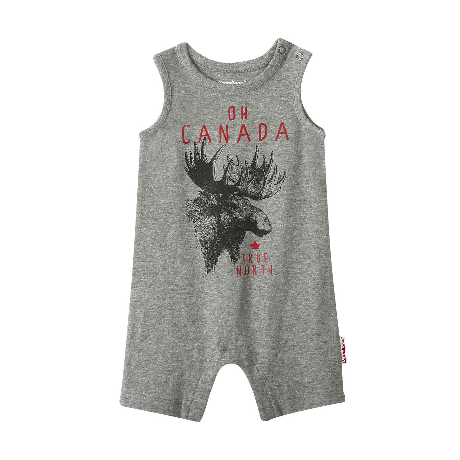Canadiana Unisex Babys' CrewNeck OnePiece Romper Walmart Canada