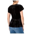 thumbnail image 2 of Love Fire Velvet Wrap Top, 2 of 2