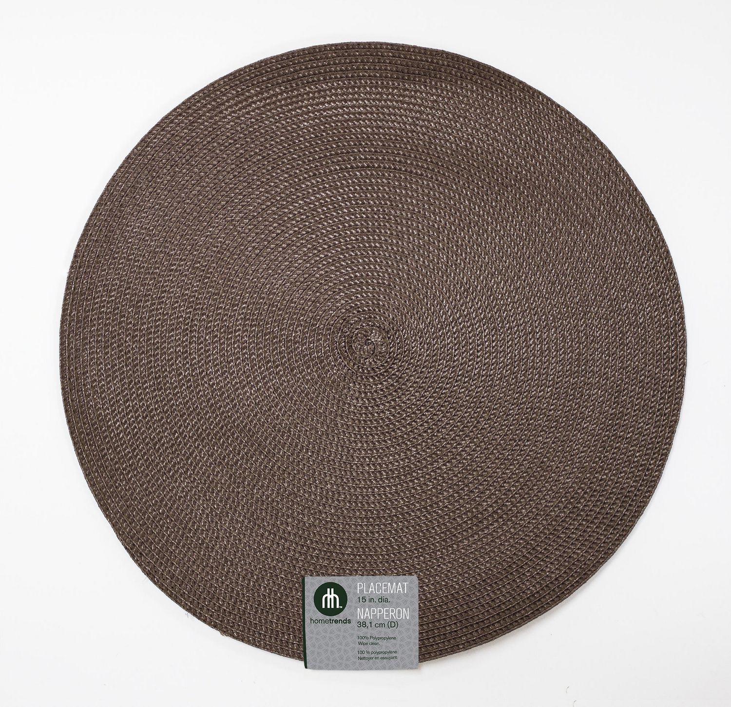 hometrends Home Trends 15" Round Woven Placemat Walmart Canada