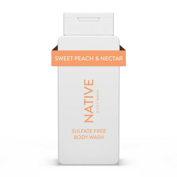 Native – Nettoyant pour le corps Pêche sucrée et nectar 532 ml