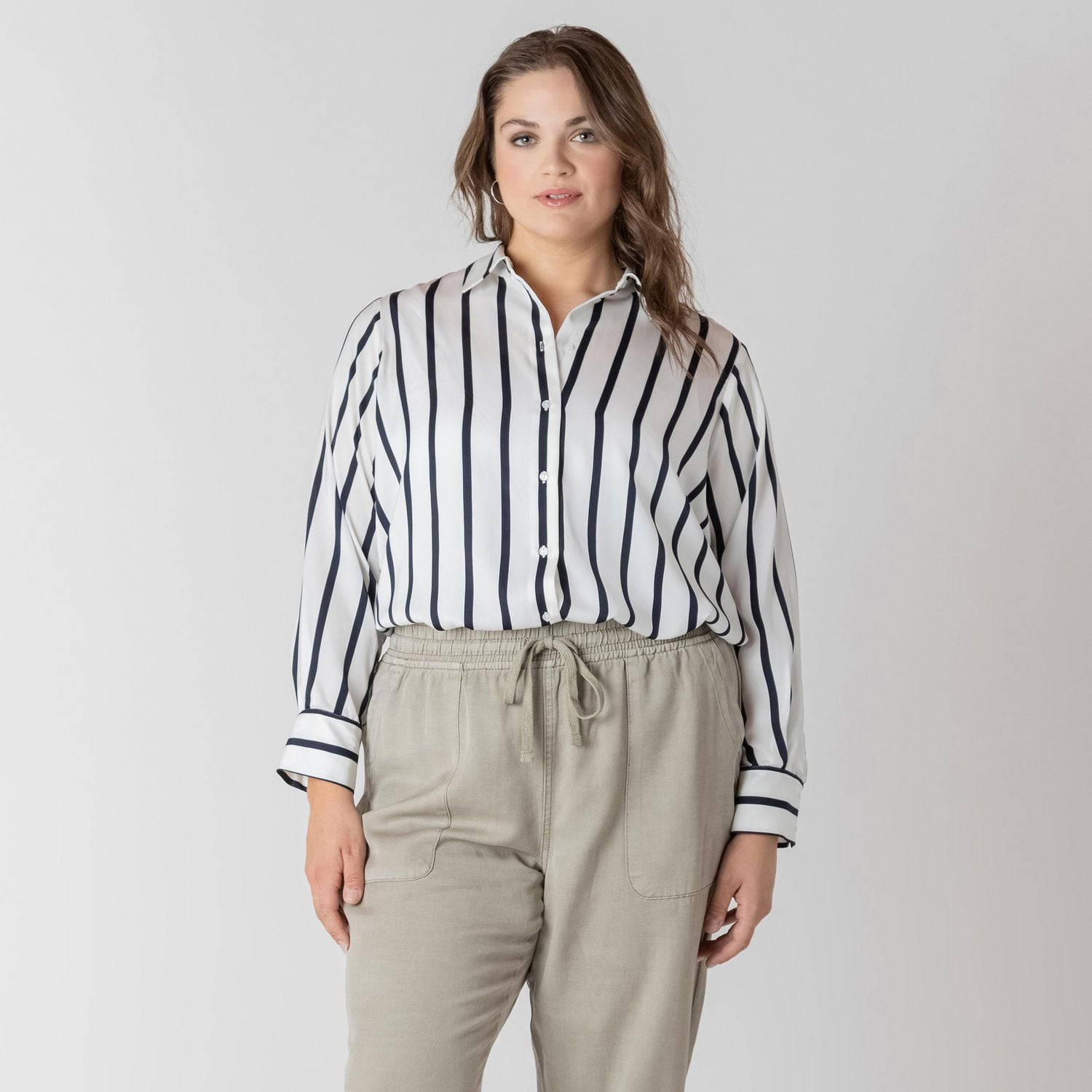 Devoted Women's Plus long sleeve blouse