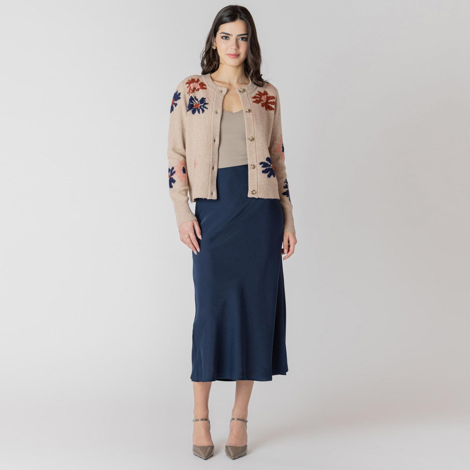 Devoted Cardigan à manches longues avec boutons sur le devant