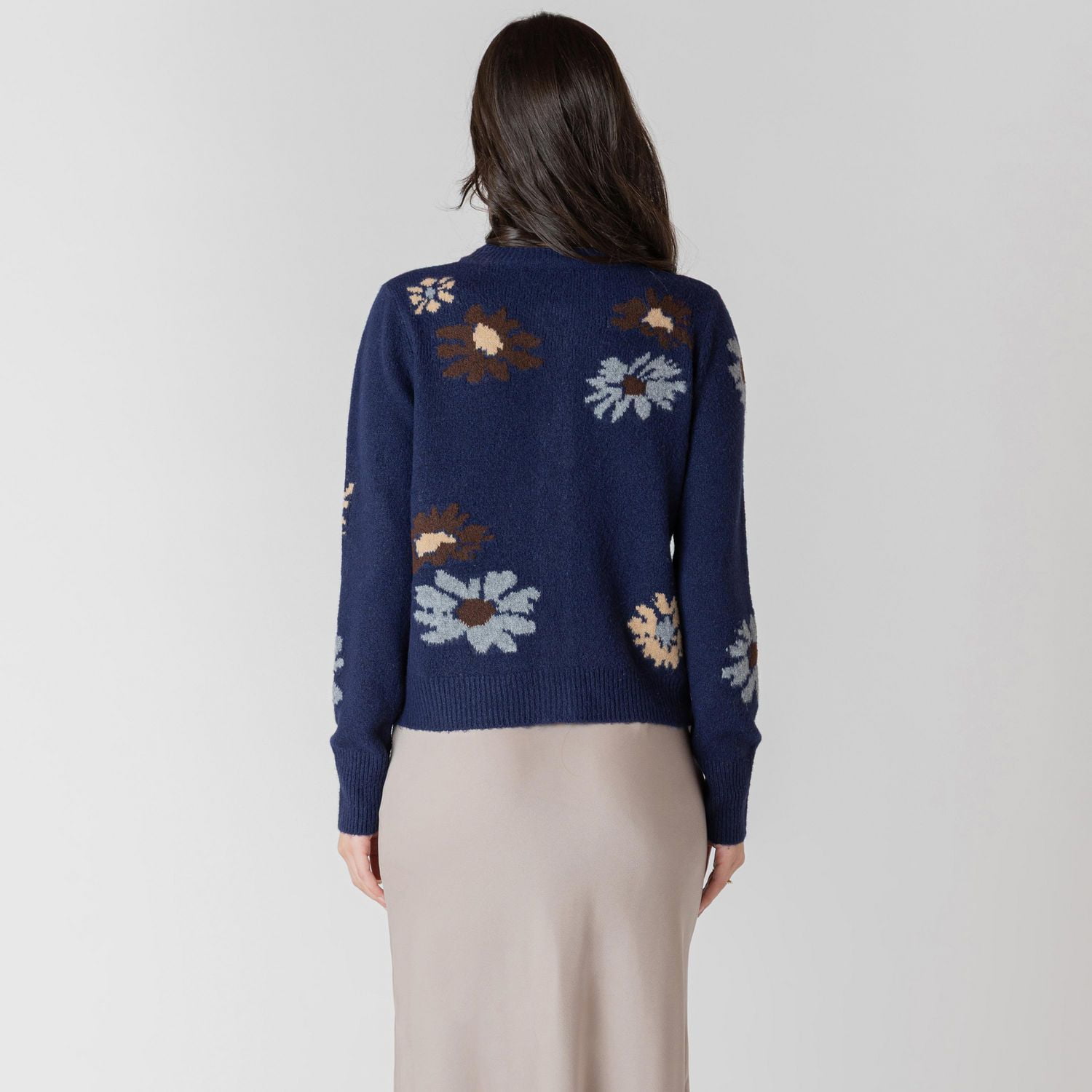 Devoted Long sleeve button up front cardigan