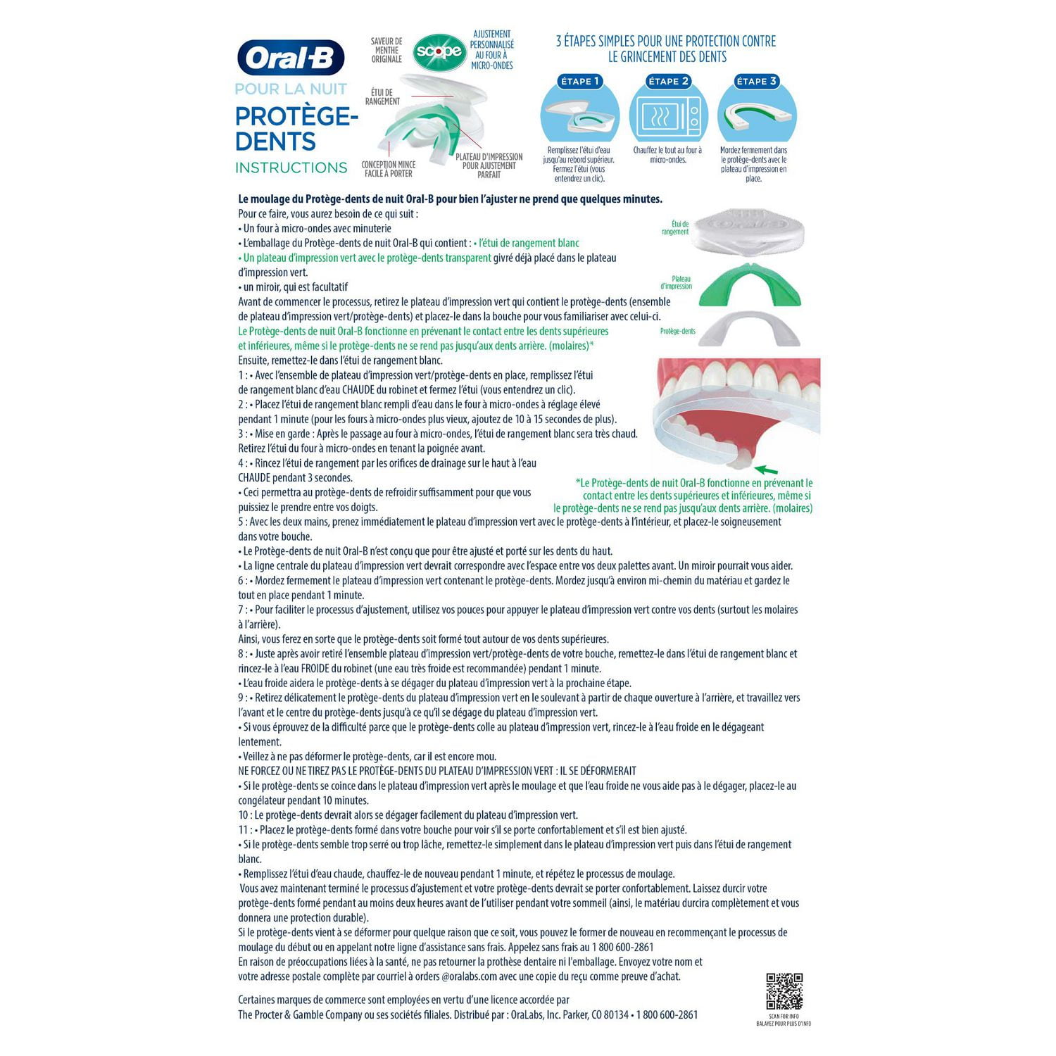 Oral b on sale mouth guard