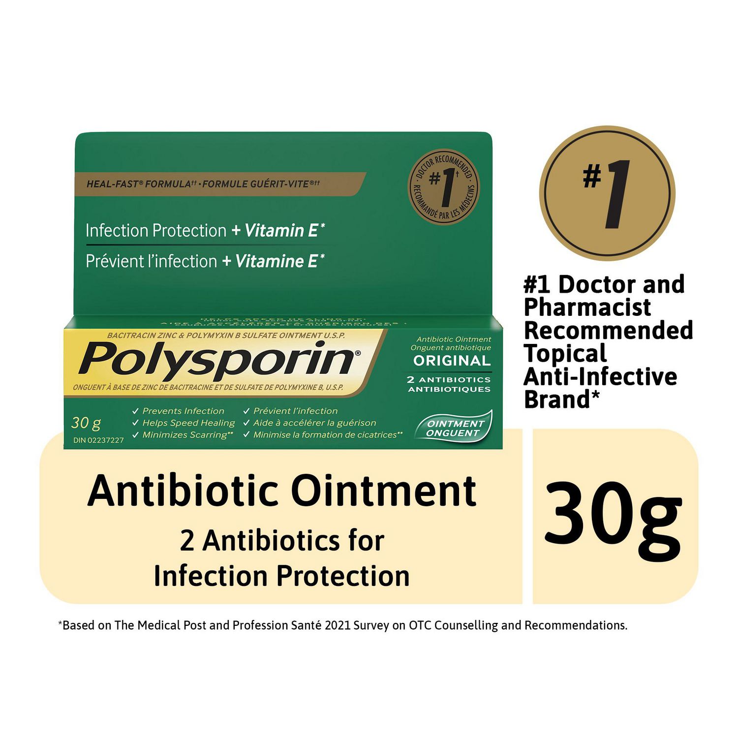 Polysporin Original Antibiotic Ointment, 30 g