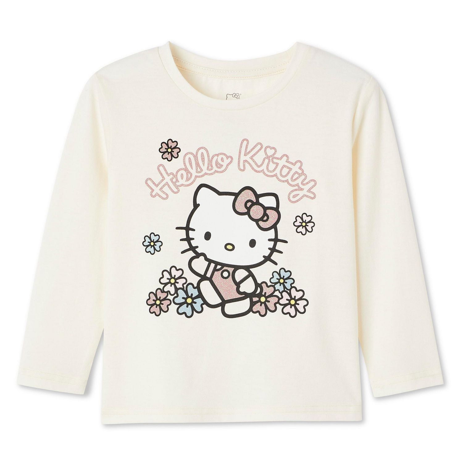 T-shirt à manches longues Hello Kitty pour petites filles