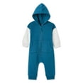 thumbnail image 1 of George Baby Boys' Fleece Fooler Romper, 1 of 2