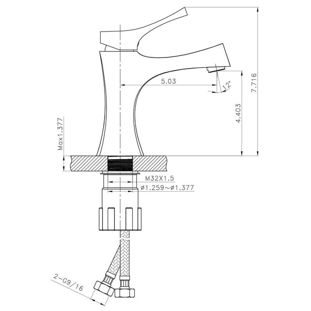 American Imaginations 16.5-in. W Above Counter White Bathroom Vessel Sink  Set For 1 Hole Center Faucet AI-18023 