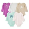 thumbnail image 1 of George Baby Girls' Bodysuit 5-Pack, 1 of 2