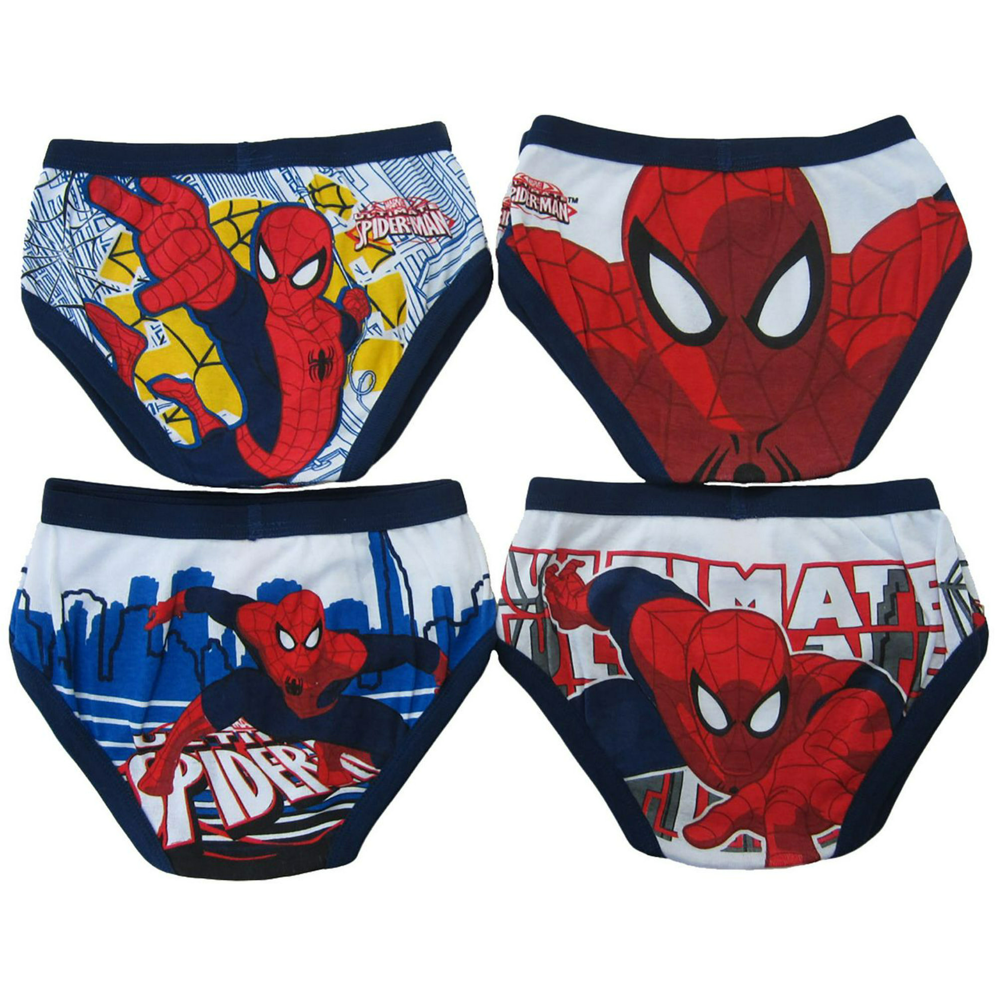 4PC Kids Boys Spider-Man Cartoon underwear boxer children panties Kids  Underwear